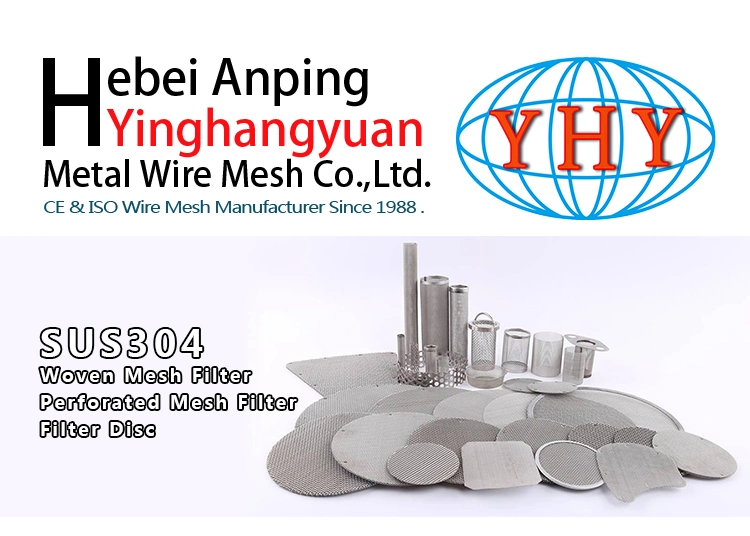 Oil Machine and Shower Stainless Steel Wire Mesh Filter Pieces