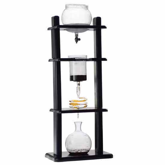 Glass Drip-Free Carafe with Stainless Steel Flip-Top Lid, Hot and Cold Glass Water Pitcher, Tea/Coffee Maker &amp; Cafe, Iced Tea