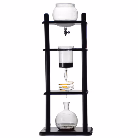 Glass Drip-Free Carafe with Stainless Steel Flip-Top Lid, Hot and Cold Glass Water Pitcher, Tea/Coffee Maker &amp; Cafe, Iced Tea