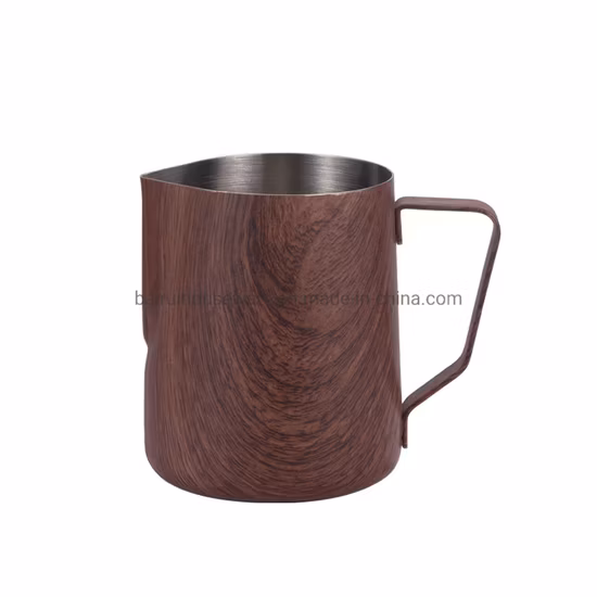 350ml 600ml Stainless Steel Barista Latte Maker Arab Sharp Spout Frothing Steaming Coffee Jug Milk Pitcher